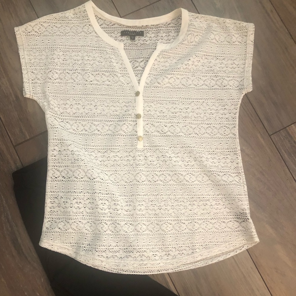 White lace top
